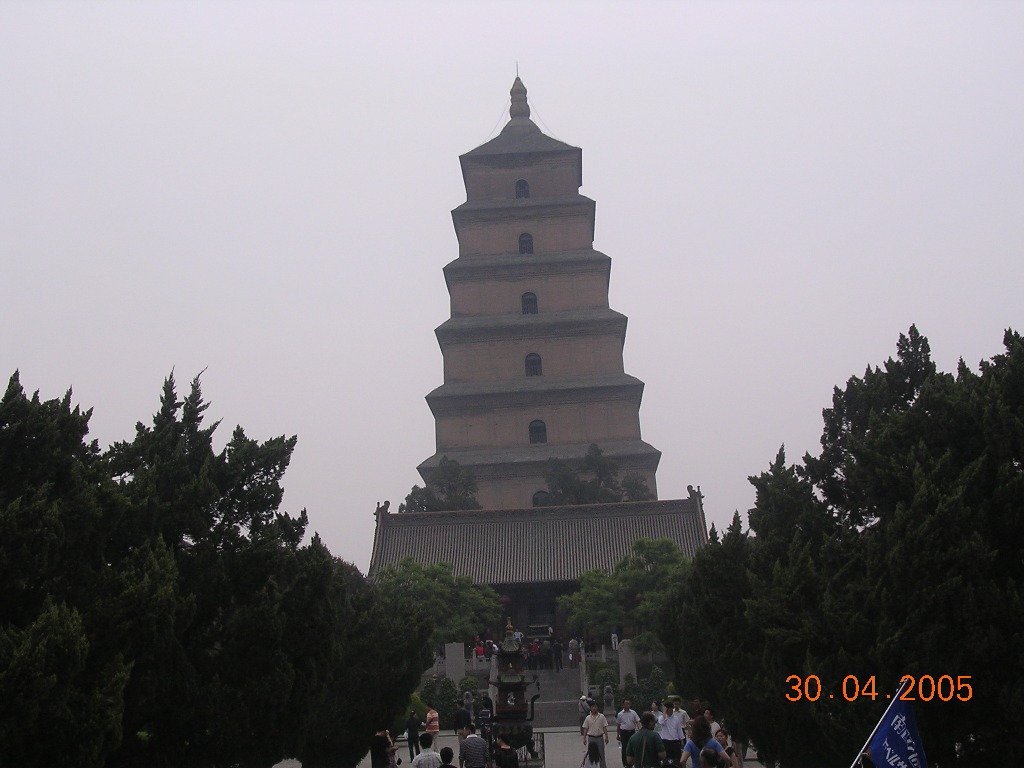 Grande Pagoda dell'Oca Selvatica. - Big Wild Goose Pagoda